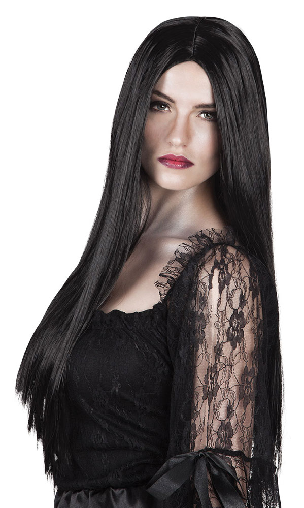 Long Black Witch Wig