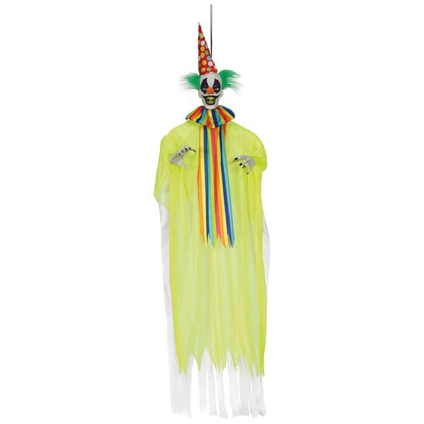 Animated Bright Neon Hanging Clown