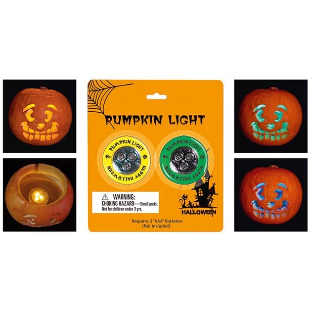Battery Powered Pumpkin Light