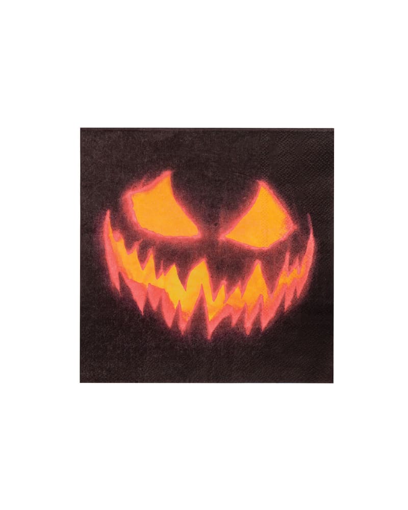 Creepy Pumpkin Paper Napkins (20 Pack)