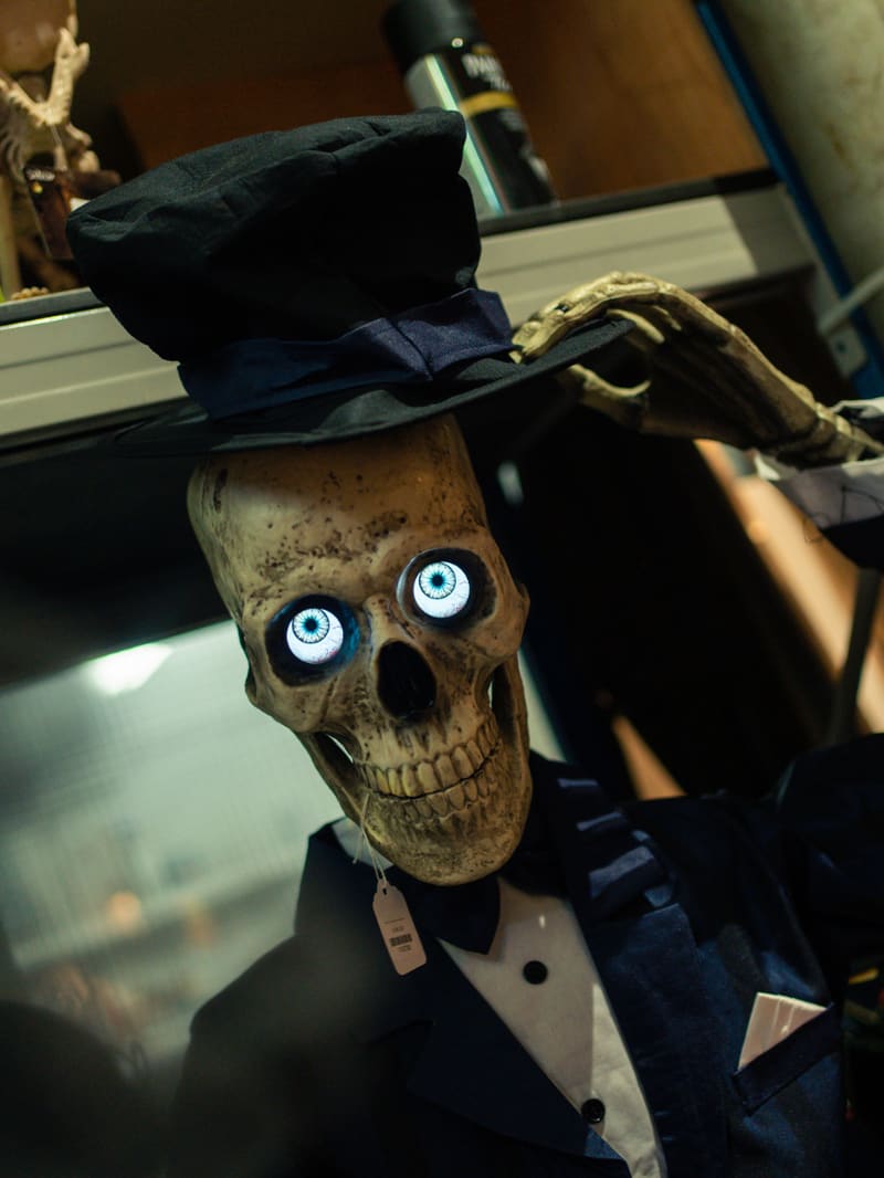 Sharp Dressed Skeleton Animated Figure
