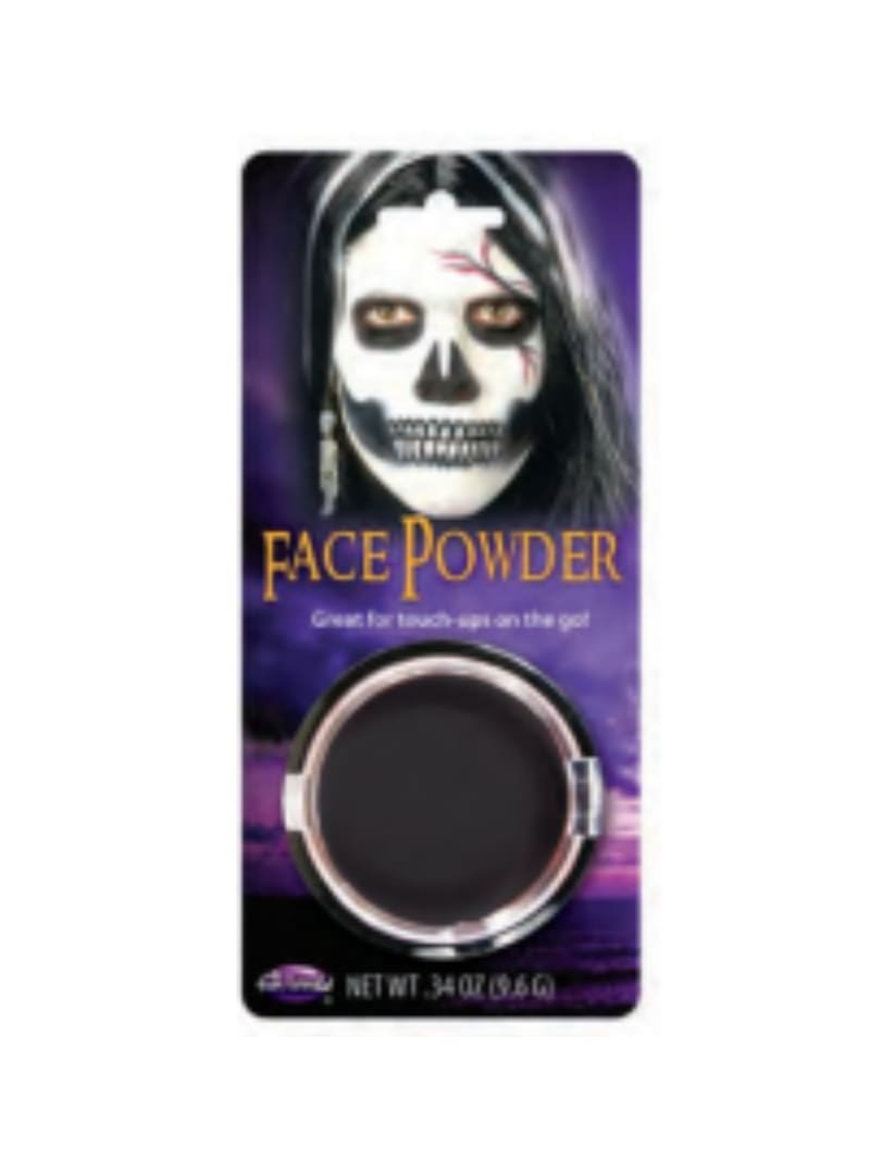 Black Pressed Powder Compact