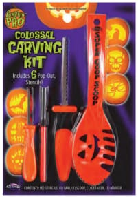 Colossal Pumpkin Carving Kit 10 Pc