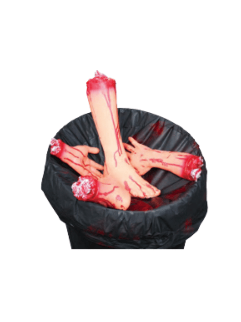 Bloody Body Parts Bin Cover