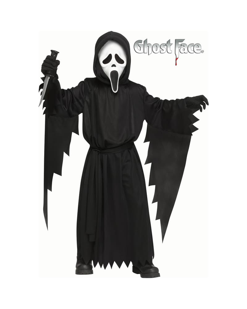 Ghost Face Toddler Costume with Hooded Robe (L)