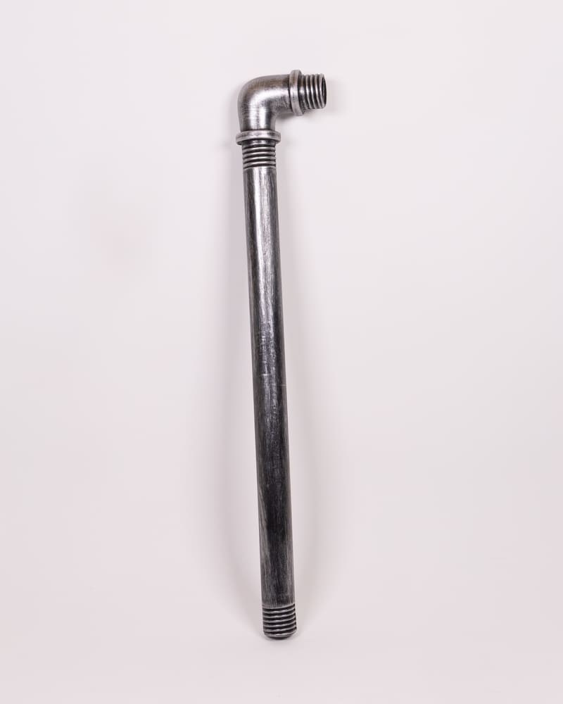 Grey Metal Pipe - Movie Prop/Halloween Accessory