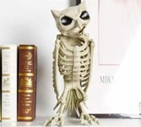 Spooky Owl Skeleton Halloween Prop Decoration