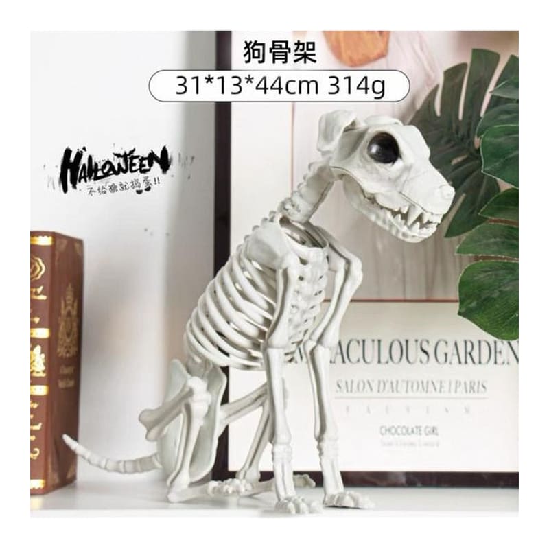 Creepy Dog Skeleton Halloween Decoration