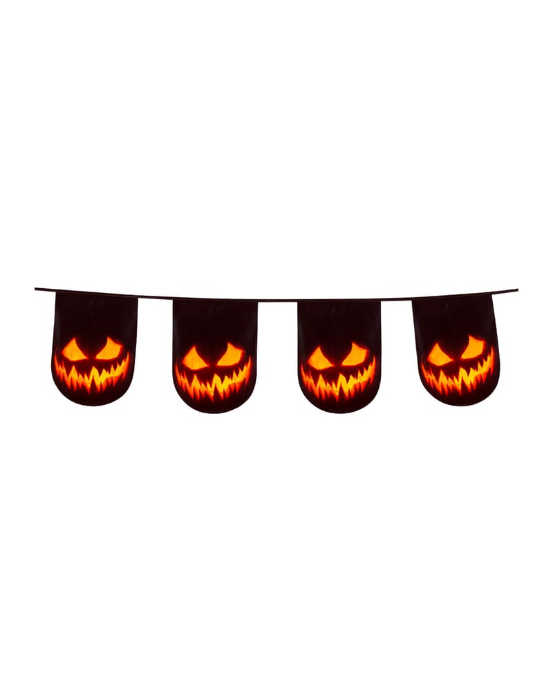 Creepy Pumpkin Double Sided Bunting (6m)