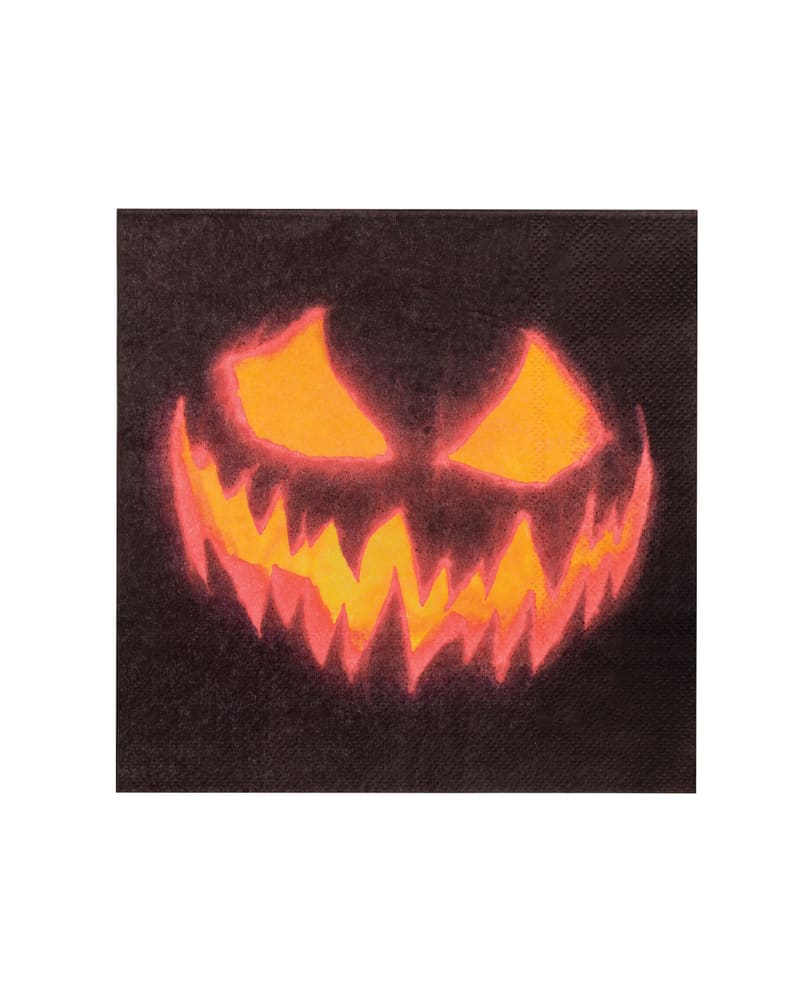 Creepy Pumpkin Paper Napkins (20 Pack)