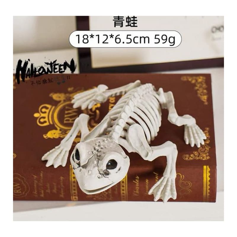 Spooky Teddy Bear Skeleton Halloween Decoration