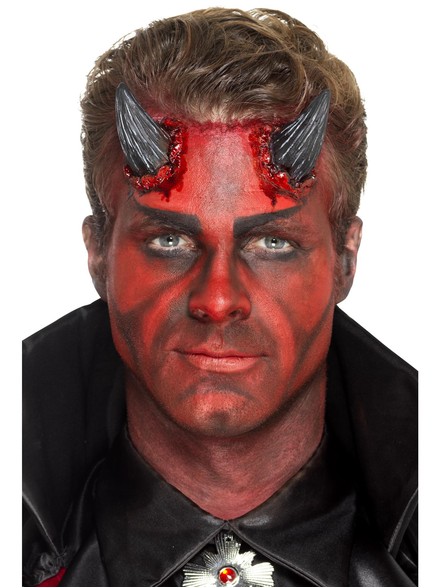 Smiffys Make-Up FX Latex Devil Horn Prosthetics