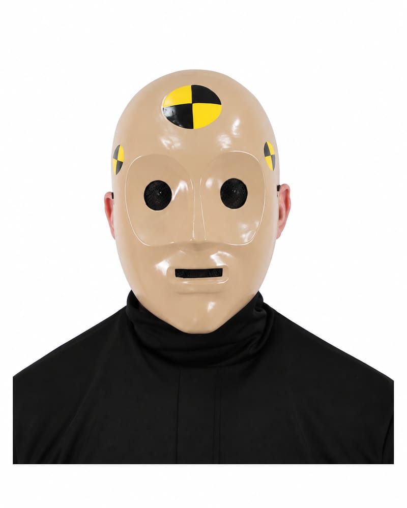 Crash Test Dummy Mask