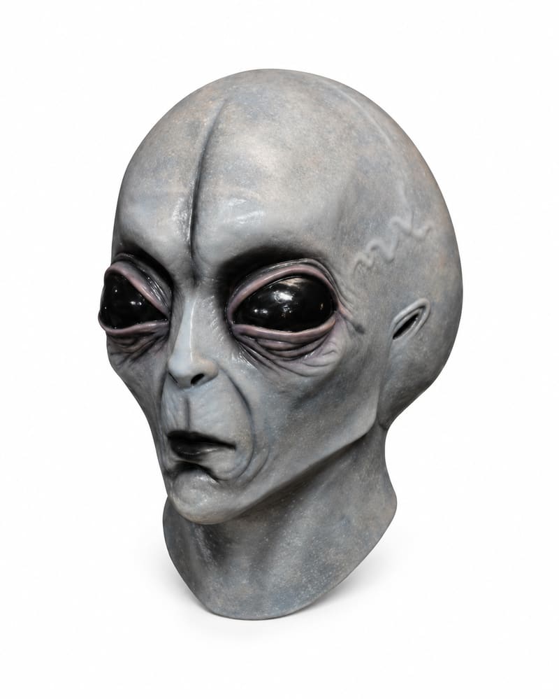 Area 51 Gray Overhead Mask