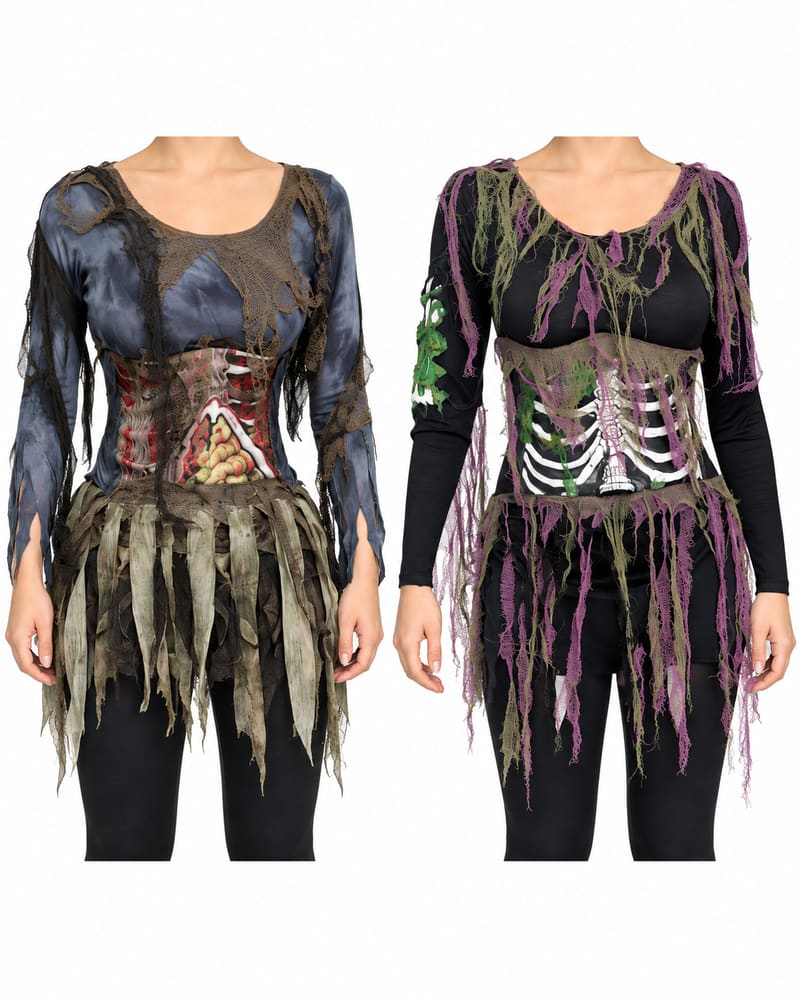 Zombie Guts Costume Top (Assorted Design)