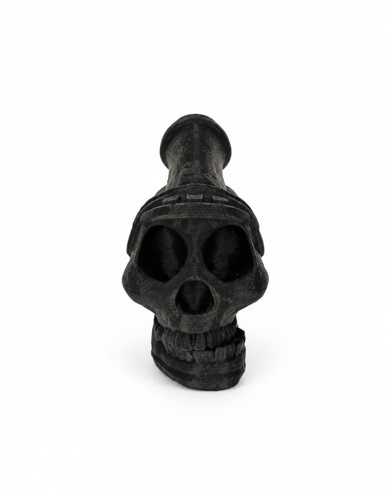 Black Skull Ornament – 3D Printed Halloween Decoration
