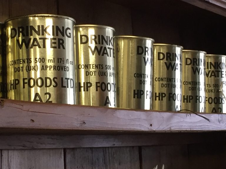 Vintage Emergency / Rations Drinking Water
