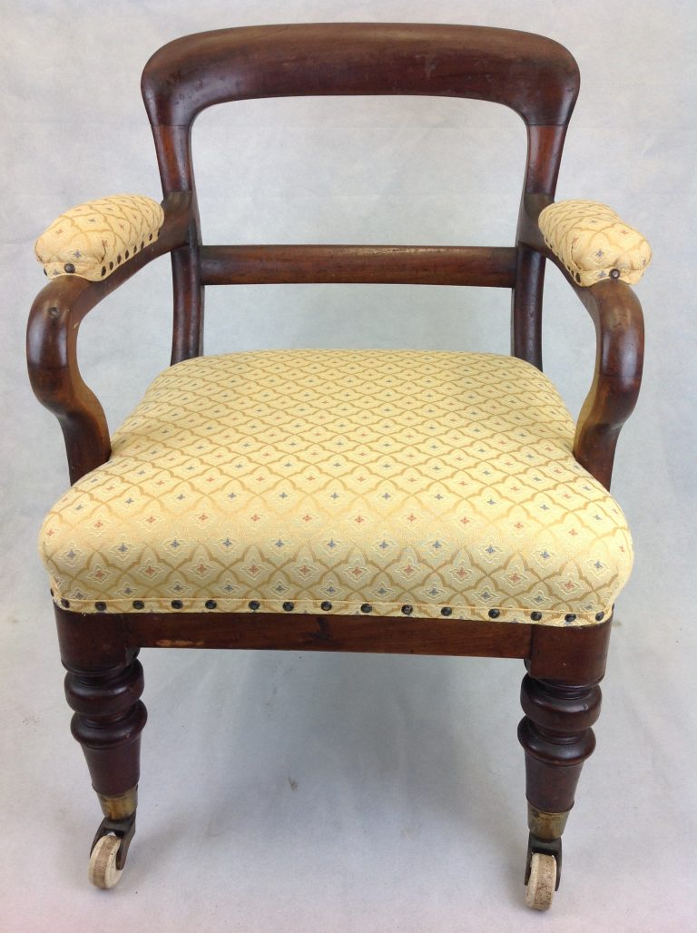 Georgian Balloon-backed Armchair