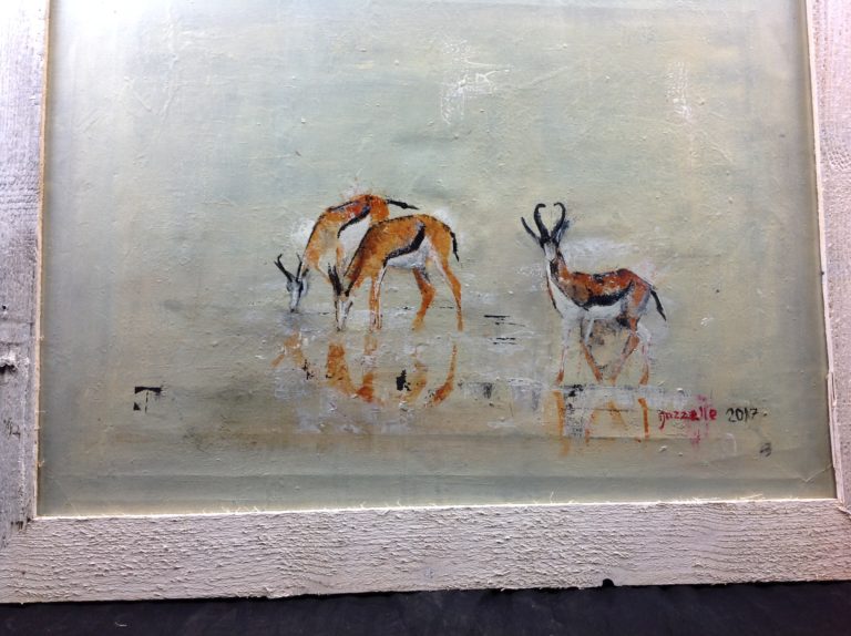 'Gazzelles' - original artwork by Jeff Adams