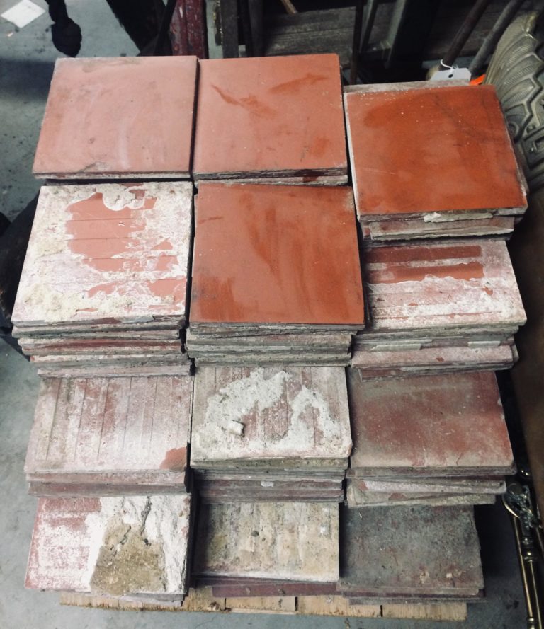 Victorian red clay tiles