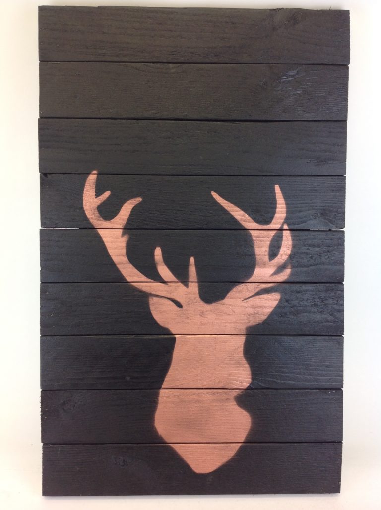 Stag on Black artwoork