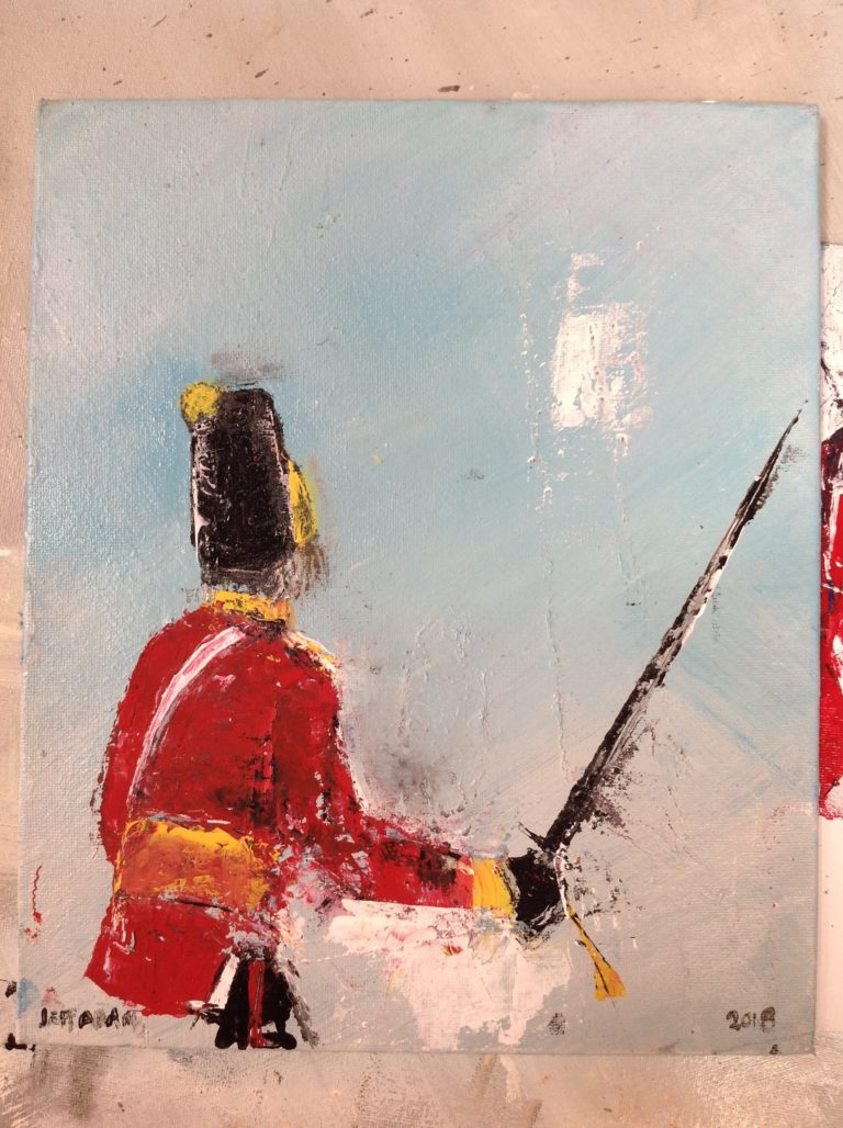 Last Man Standing - painting