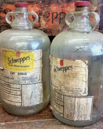 Schweppes Demijohn Bottle