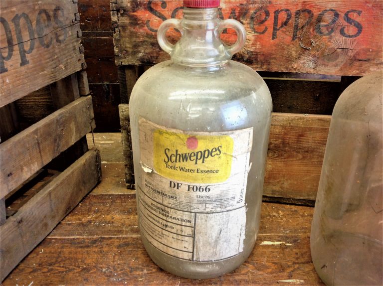 Schweppes Demijohn Bottle
