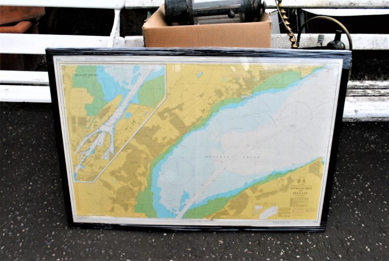 Nautical Chart Belfast Lough and Belfast Docks