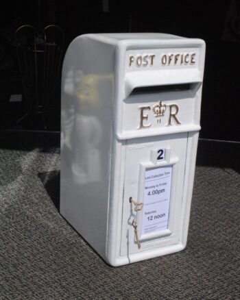 White Royal Mail Post Box