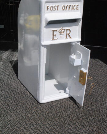 White Royal Mail Post Box