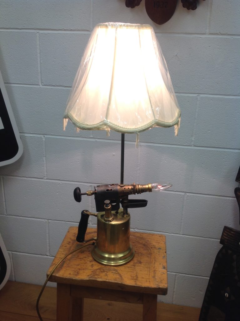 Blow Torch Lamp (With Flame Effect Bulb)