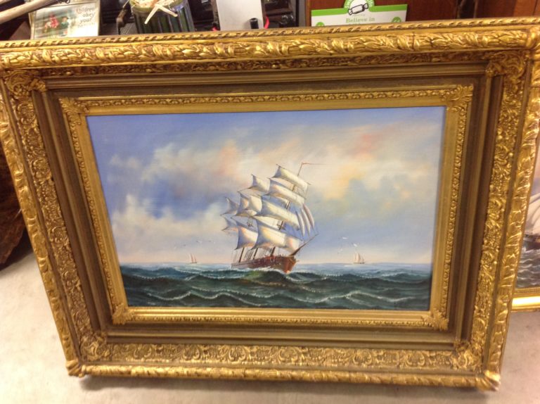 Ship Oil Painting
