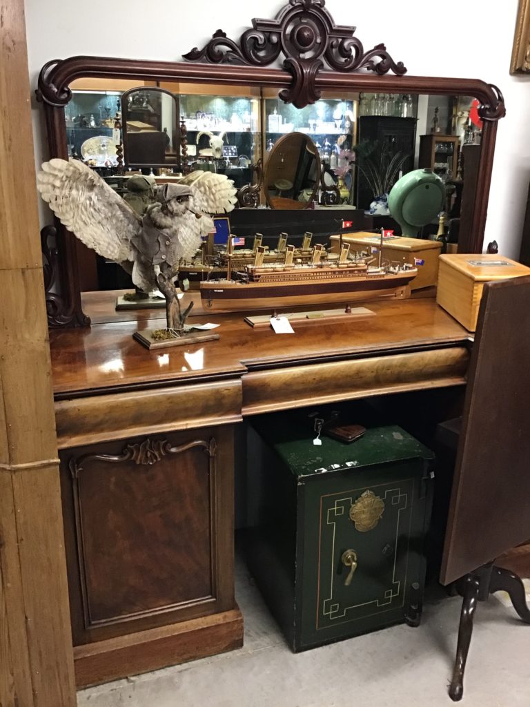 Victorian Sideboard with Full Mirror