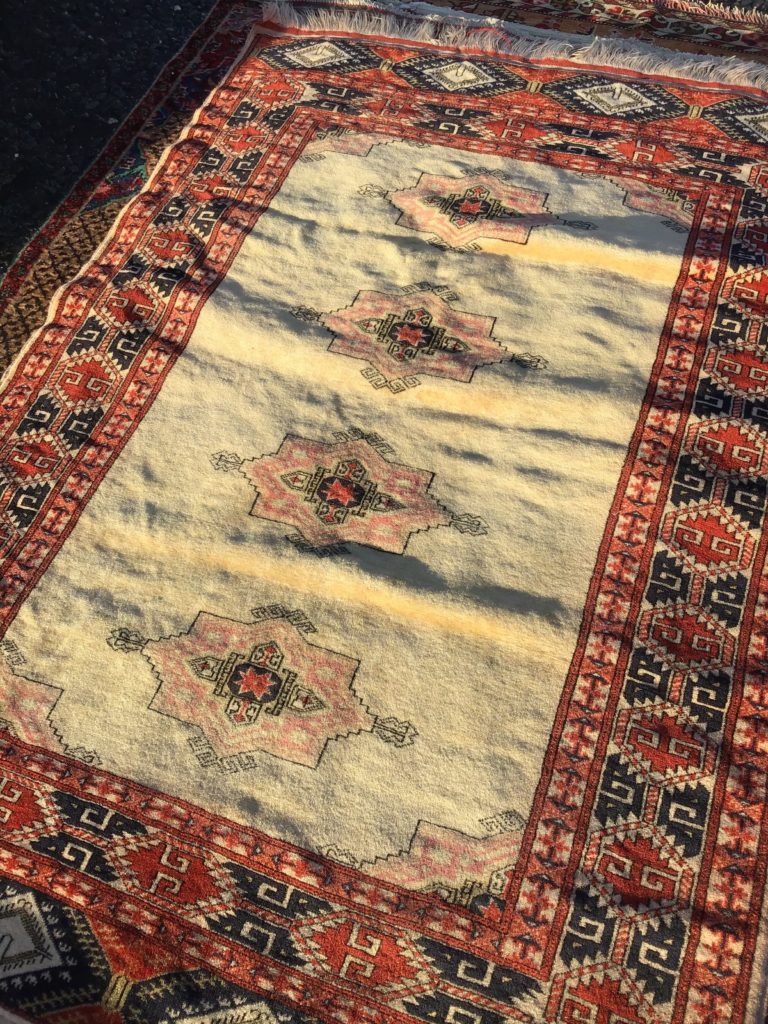 Super-fine Woven Pakistan Rug with Medallion Design 170x114cm [JA04]