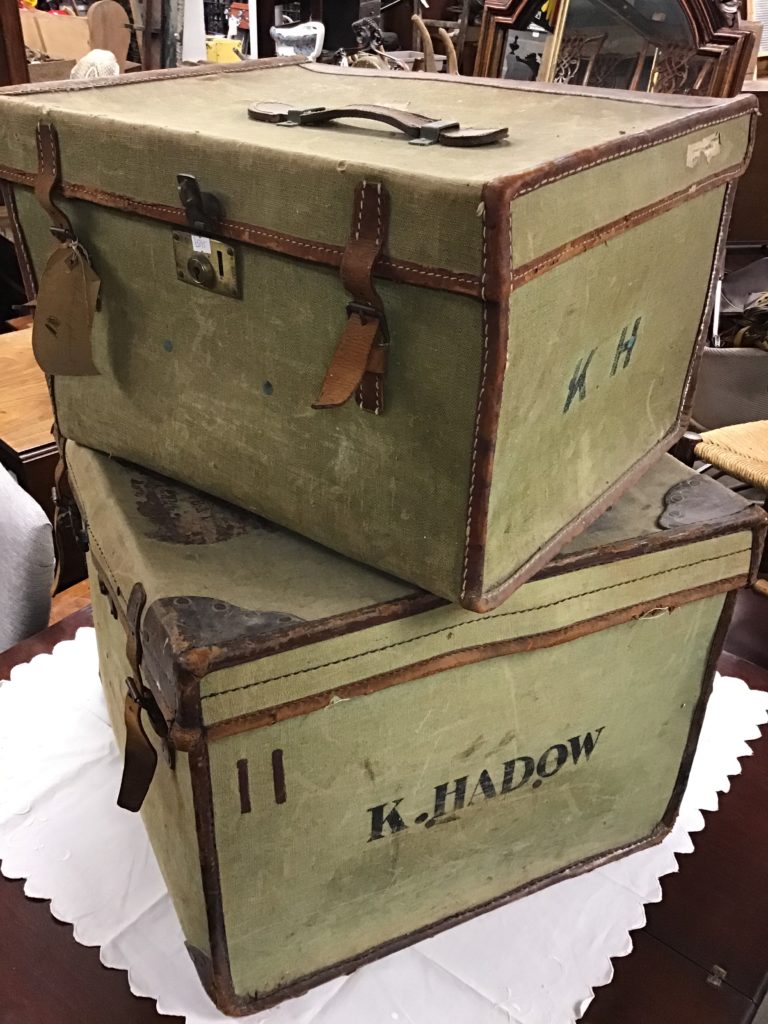 Pair of Travel Trunks