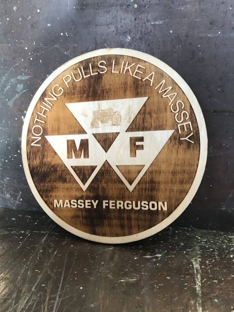 Massey Ferguson Wooden Plaque