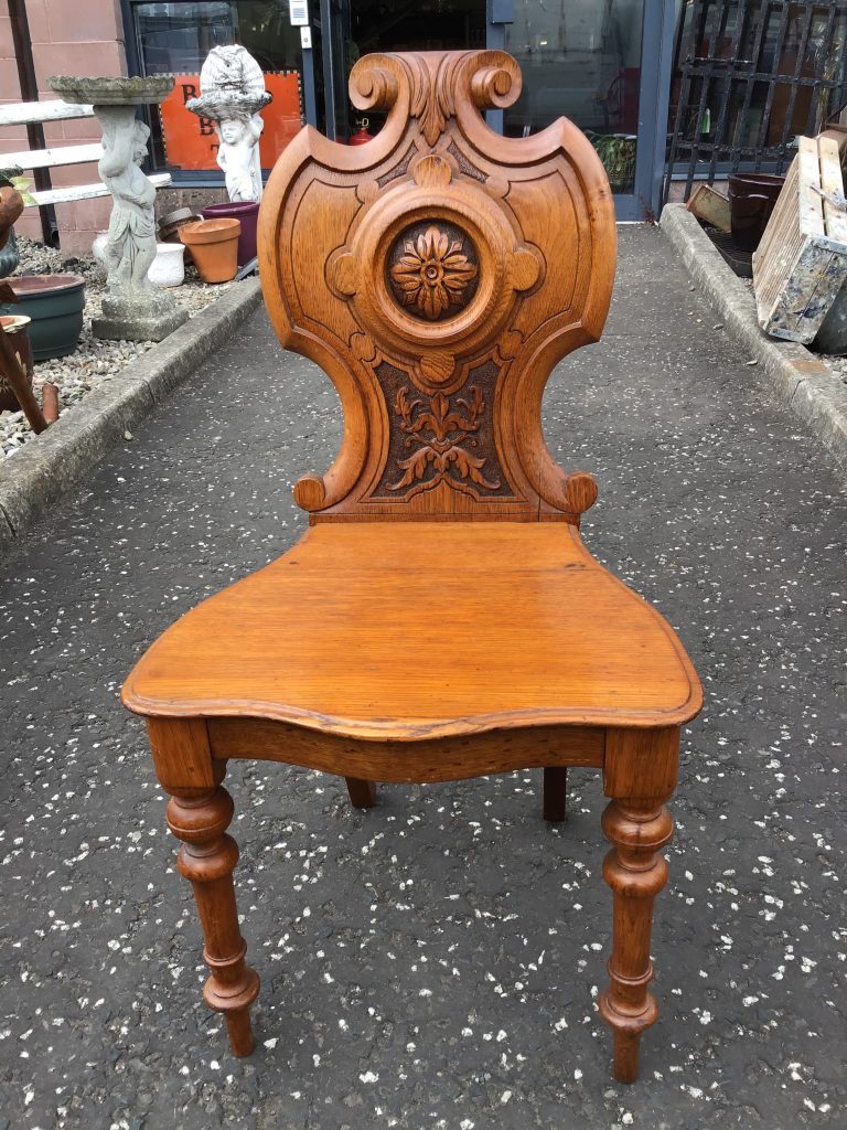 Oak Shield-back Side Chair