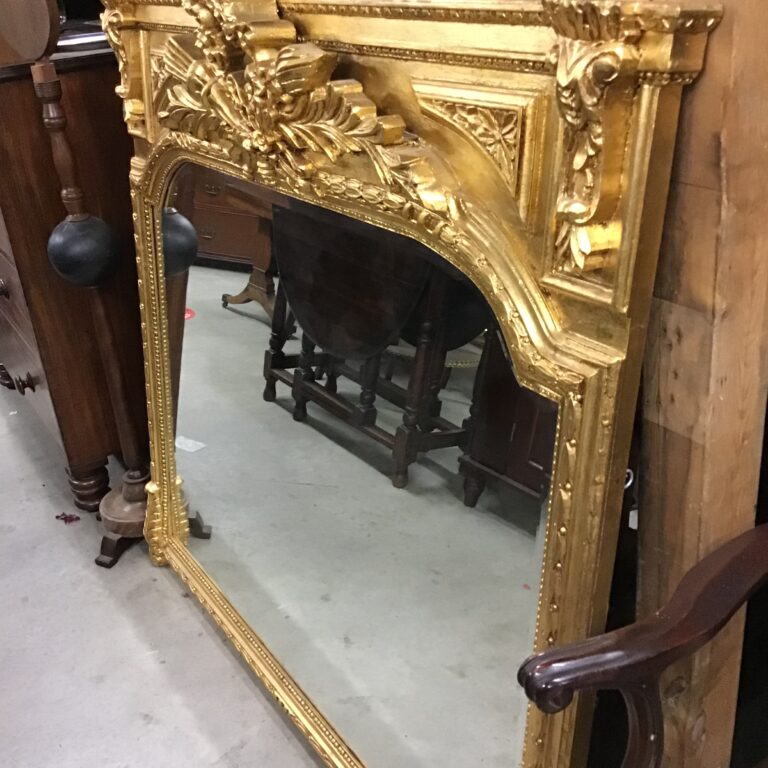 Large Gilt Over-mantel Mirror