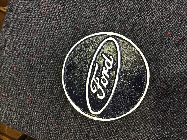 Small Cast Iron Ford Plaque