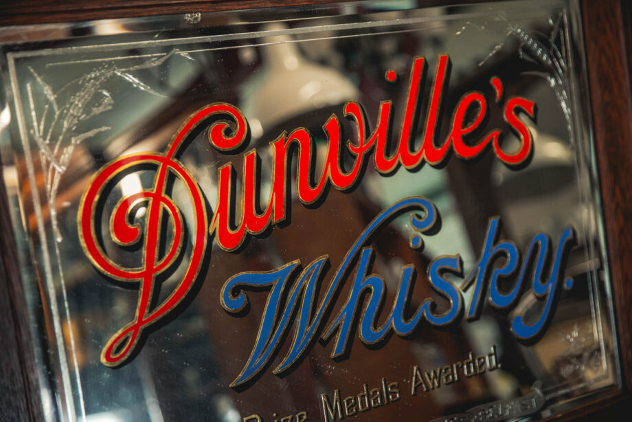 Dunville's Whisky Pub Mirror