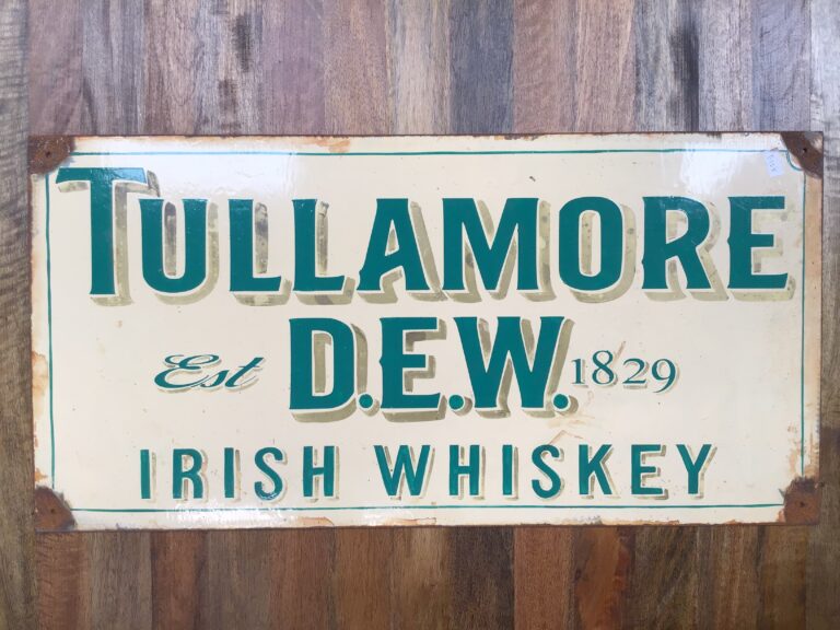 Tullamore Dew Hand-painted Sign