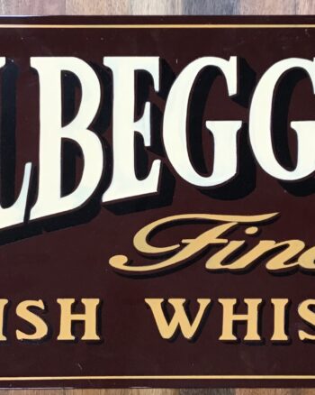 Hand-painted Kilbeggan Irish Whiskey Sign