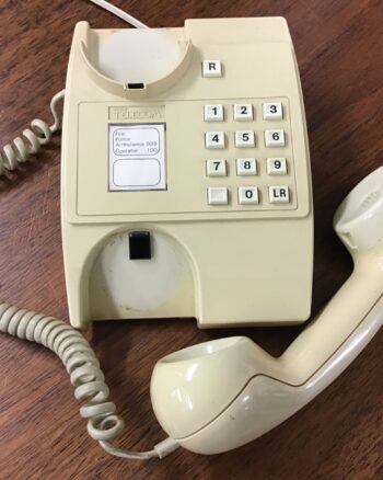 Beige British Telecoms Keypad Phone