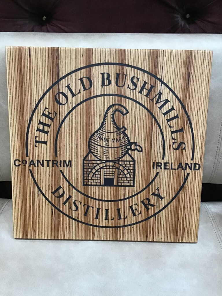 Resin ‘n Ply Old Bushmills Distillery Plaque