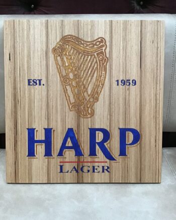 Resin ‘n Ply Harp Plaque