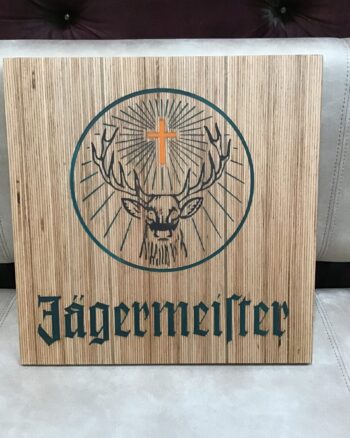 Resin ‘n Ply Jägermeister Plaque