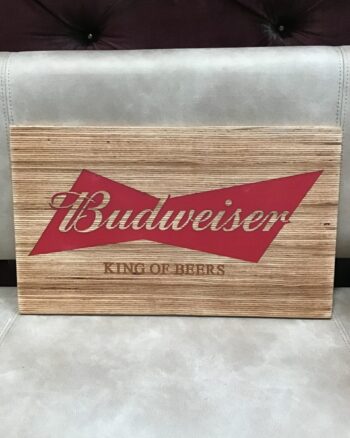 Resin ‘n Ply Budweiser Plaque