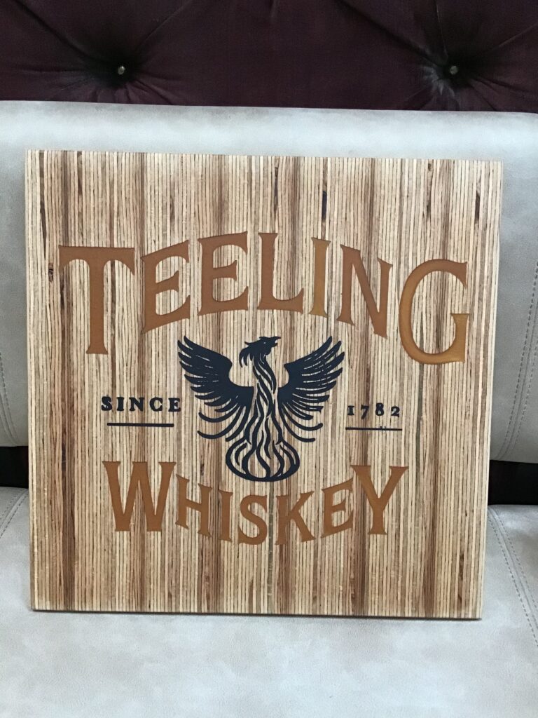 Resin ‘n Ply Teeling Whiskey Plaque