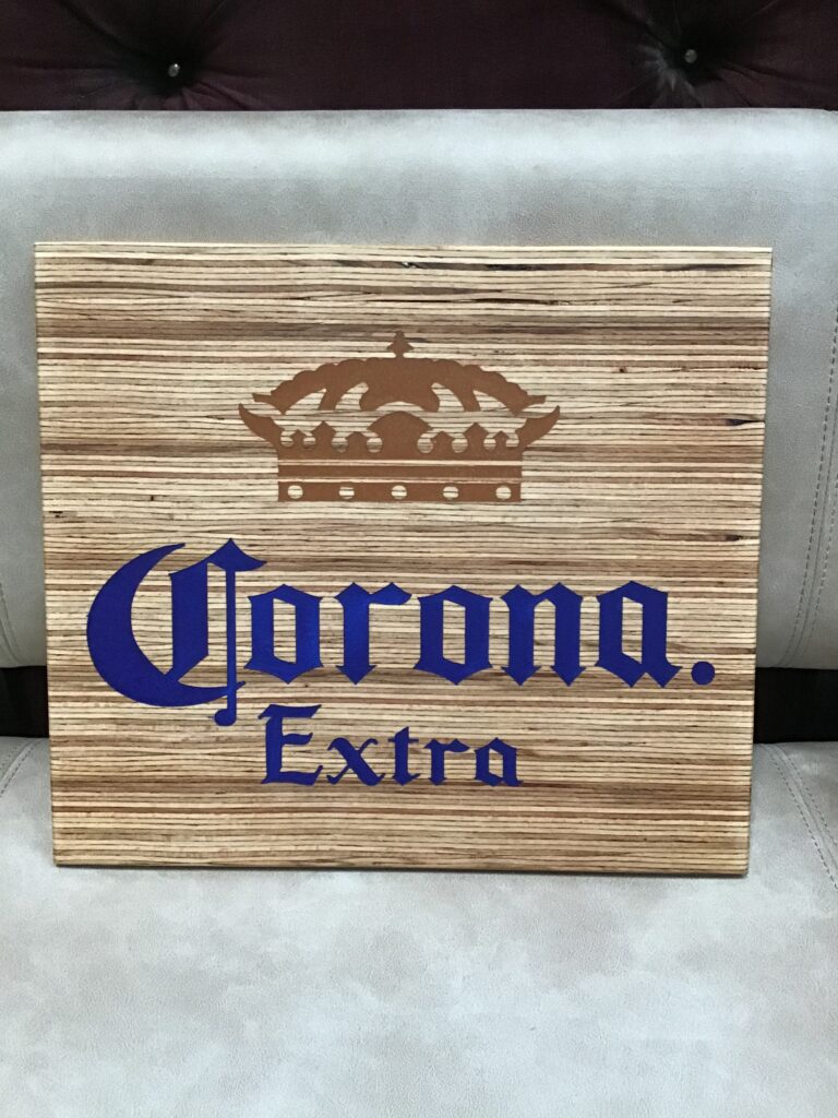 Resin ‘n Ply Corona Plaque